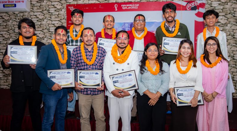 चलचित्र पत्रकार संघ सुनसरीमा नयाँ नेतृत्व : अध्यक्षमा सुवास संकल्प श्रेष्ठ निर्वाचित चलचित्र पत्रकार संघ सुनसरीमा नयाँ नेतृत्व : अध्यक्षमा सुवास संकल्प श्रेष्ठ निर्वाचित