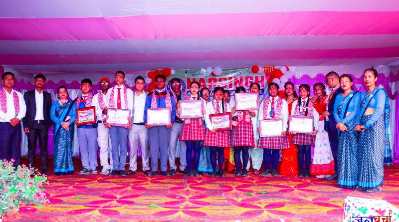 नरसिंह मेमोरियल सेकेण्डरी इङ्ग्लिस स्कुलमा भावनात्मक क्षण: एसइई दिएका कक्षा १० का विद्यार्थी बिदाइदेखि हजुरबुवा–हजुरआमा सम्मानसम्म